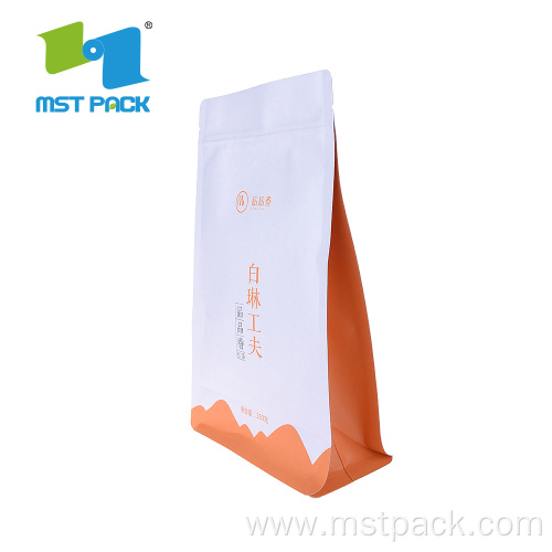 Flat Biodegradable Compostable Paper Bag